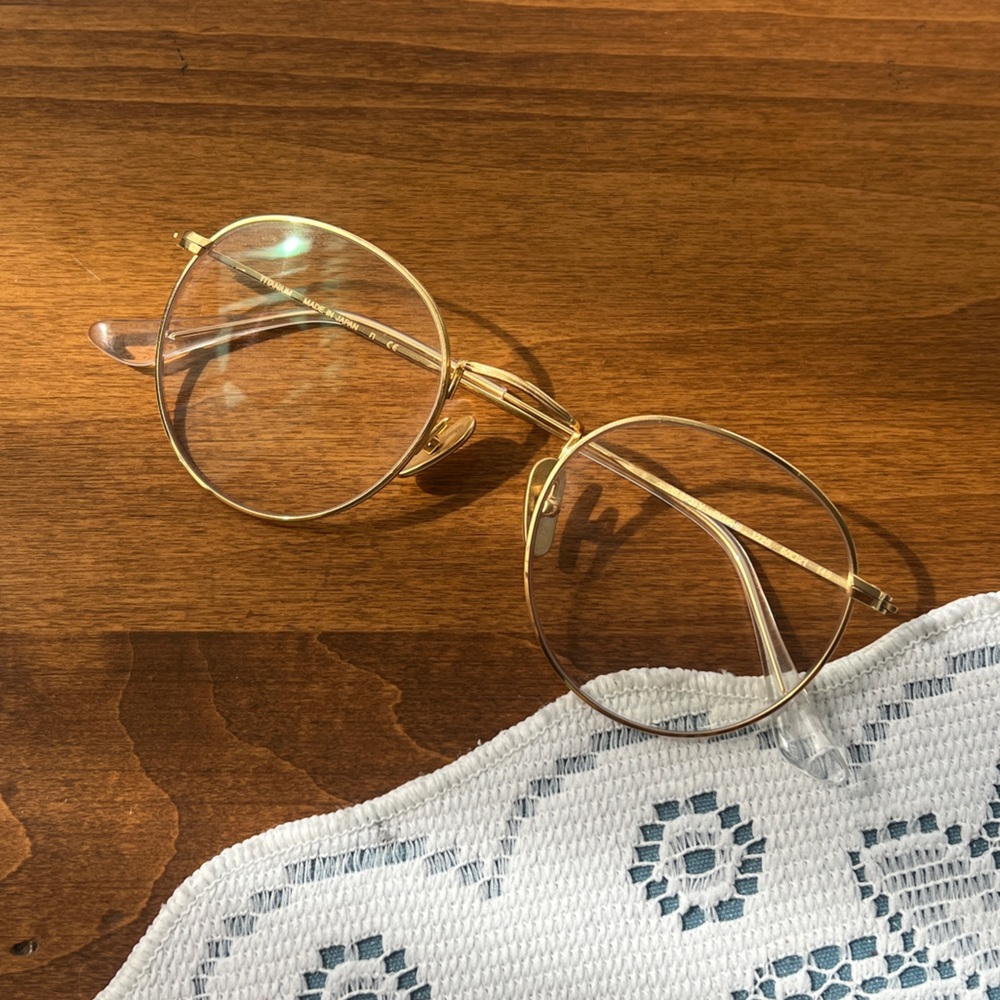 Ray-Ban Round Gold Titanium Glasses frames